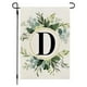thumbnail image 1 of Estilo Ins, Bandera Flax Garden Flag, Letra Inicial Apellido, Imprimir Planta Verde, Acolchado, Ocasión Jardín, Durable, Colgar Puerta, Decoración Exterior, Plantas, Sombra, Estilo Rustico,, 1 of 8