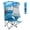 Blue w/ Foot Rest, variant on ABORON Camping Chair for 2 Person with Canopy, Portable Folding Double Camping Chair for Adults, Oversized Double Beach Loveseat with Cup Holders and Pocket, 600 lbs Heavy Duty Camping Couch - Blue