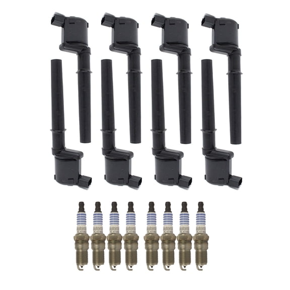 8 ISA Ignition Coils and 8 Motorcraft Spark Plugs Compatible with 07-12 Ford Mustang UF191 SP479