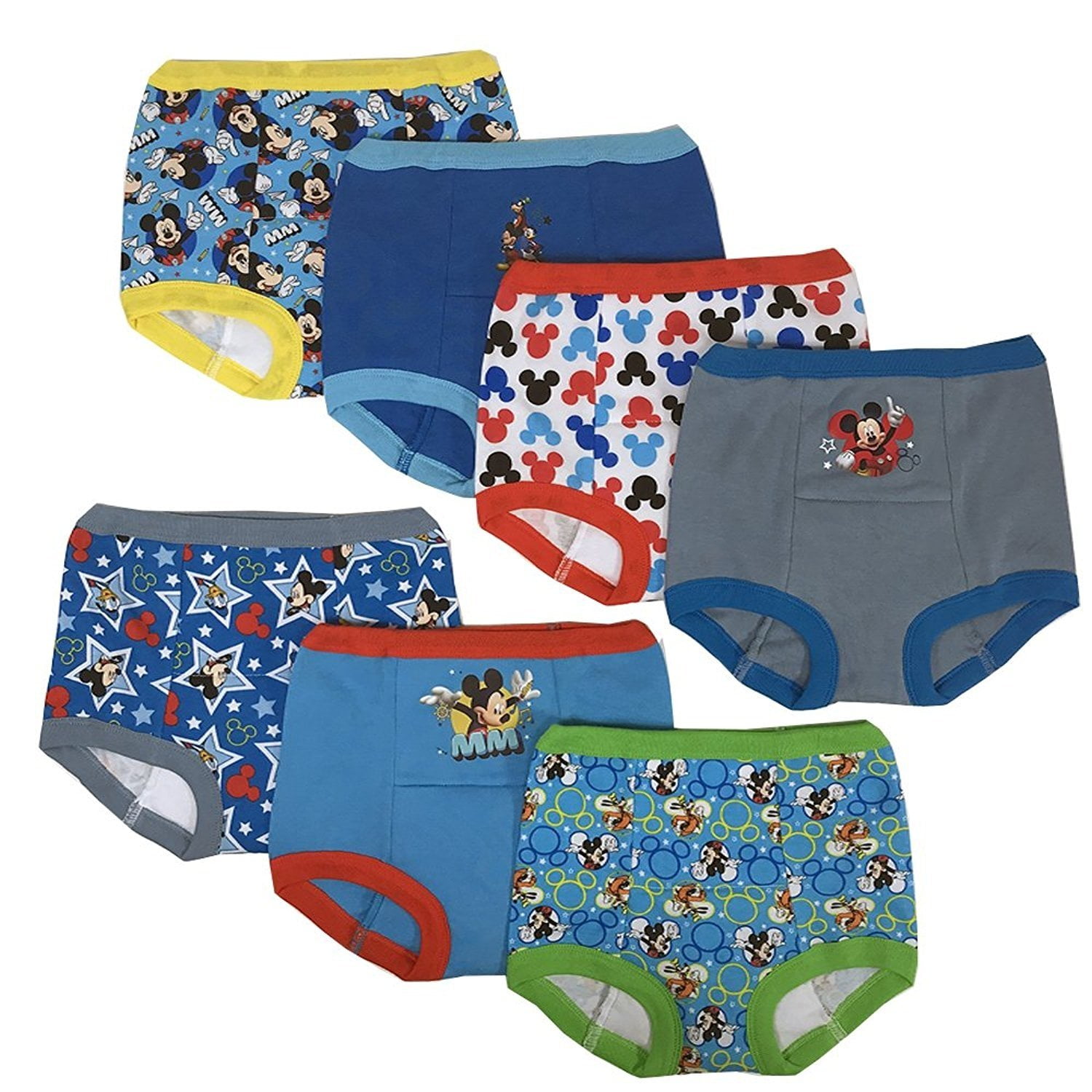 Briefs Childrens Underwear 2 to 4 Years Baby Boys Toddler Underpants Trunks Multipack of 5 100% Soft Cotton Pants Disney Mickey Mouse Boys Pants Short Boxers 
