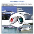thumbnail image 3 of Fearlessin Pack of 2 Boat Signal Lamp Detachable Professional IP67 Waterproof Sealed 3W 12V-24V Automobile Tail Light Accessories White, 3 of 6