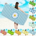 thumbnail image 3 of Personalized Gifts Matoen Microfiber Lightweight Thin Beach Towels for Adults – Personalized Sand Free Swim Pool Towel for Outdoor Traveling on Vacation 29.5"x59", 3 of 3