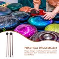 thumbnail image 3 of Raindrops 4Pcs Small Drum Stick for Steel Tongue Drums Compact Size Wood Mallets, 3 of 8