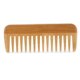 thumbnail image 3 of Peine de bambú de dientes anchos, peine de madera antiestático para desenredar y masajear suavemente el cuero cabelludo., 3 of 5