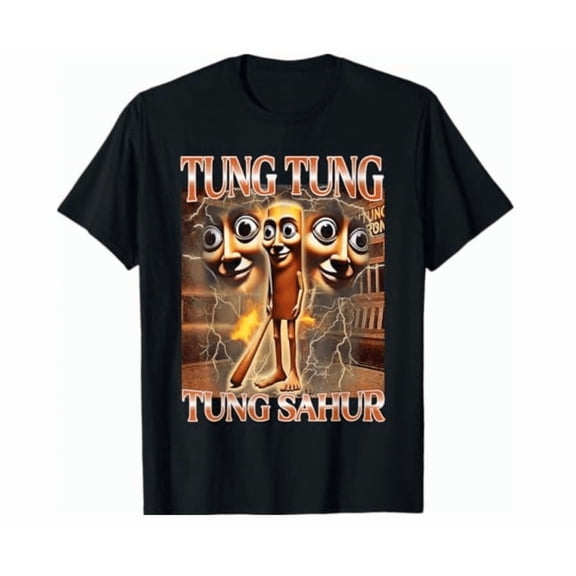 Tung Tung Tung Sahur Shirt All Size Unisex S-5XL Hot Trending Shirt, Vintage Birthday Gift
