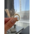 thumbnail image 4 of 3.00Ct Elongated Cushion Moissanite Engagement Ring, Accent Stones, 10K Rose Gold, 4 of 7