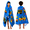 Blue Construction Vehicle, variant on Boys' and Girls' Hooded Beach Towel, Bath & Pool Towel 30×50 Inches Oversized Super Absorbent Adorable Cartoon Animal Designs Vibrant and Energetic 100% Cotton Wearable Kids' Wrap Towel