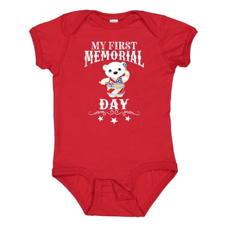 

Inktastic First Memorial Day Boy Gift Baby Boy or Baby Girl Bodysuit
