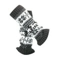 thumbnail image 2 of HongHeng Christmas Clearance Under $10 Thickened Christmas Socks with Snowflake Deer Patterns Winter Warm Ankle Cuffs Cozy Knitted Leg Warmers Stacking Socks and Woolen Sock Covers for Fall Winter, 2 of 6