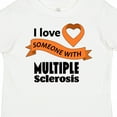 thumbnail image 4 of Inktastic I Love Someone with Multiple Sclerosis Orange Heart Ribbon Boys or Girls Toddler T-Shirt, 4 of 5