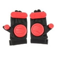 thumbnail image 5 of yotijay Men Skateboard Gloves With Sliders Standard Long Downhill Brake Slide Red, 5 of 9