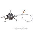 thumbnail image 3 of Clearance Windproof Camp Stove, Hollow Furnace Portable Camping Stove 3 Core Foldable Bracket Portable For Hiking, 3 of 5