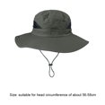 thumbnail image 2 of Gorro de pesca Boonie Wdftyju unisex ajustable para pesca al aire libre senderismo verde militar, 2 of 7