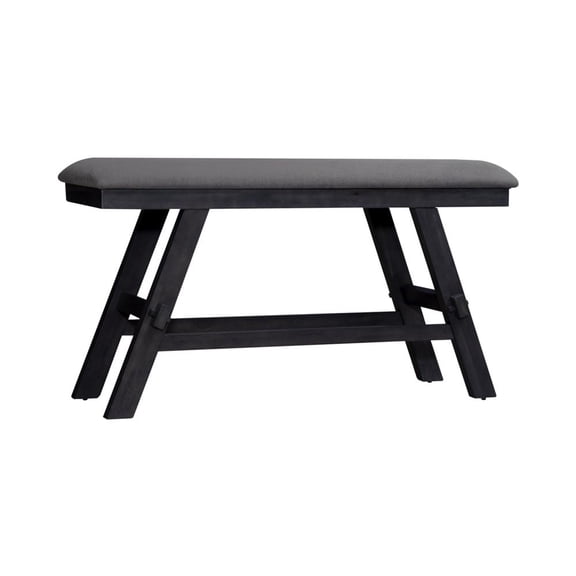 Liberty Furniture Lawson Counter Bench with Trestle Base (RTA) in Gray