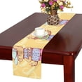 thumbnail image 3 of MKHERT Funny Kittens With Camera Table Runner for Kitchen Wedding Party Home Decor 16x72 inch, 3 of 4