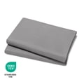 thumbnail image 7 of Bare Home Pillowcase Set - Premium 1800 Collection - Double Brushed - Ultra Soft - Toddler Size, Light Gray, 2 Count, 7 of 7