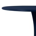 thumbnail image 3 of WestinTrends Playa 31.5" Round Outdoor Indoor Metal Cocktail Dining Table, Navy Blue, 3 of 11