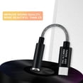 thumbnail image 1 of Audio Converter Cable High Fidelity Stable Transmission DAC Chip Type-C to 3.5mm Sensitive Audio AUX Adapter for Smart Phone, 1 of 8