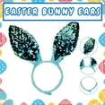 thumbnail image 2 of Easters Blue Bunny Ears for Easter Birthday Party Favors Props Accessories Gift Basket Supplies Holiday Decoration - 1 count, 2 of 7