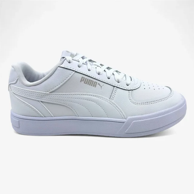 PU & MA Caven White Gray Violet Mens Athletic Sneaker