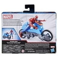 thumbnail image 2 of Marvel Spider-Man Web Cycle Toy 6-Inch-Scale Collectible Spider-Man Action Figure and Vehicle Set for Kids Ages 4 and Up, 2 of 3