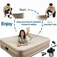 thumbnail image 2 of Air Pump Air Mattress Pump for Inflatables Blow up Pool Raft Bed Boat Toy,Quick-Fill,for Outdoor Camping,Inflatable Cushions,Electric Air Mattress Beds,Boats,Swimming, 2 of 9
