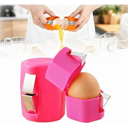 2 Pack Egg Opener 2026 New Egg Shell Opener Handheld Eggs Separator for Baking Eggs Shell Cracker for Home Cooking Kitchen Gadgets for Home Chef