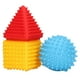 thumbnail image 2 of Juego de 3 pelotas sensoriales cuadradas, redondas y triangulares para desarrollar la motricidad y la visión, seguro para bebés de 6 meses., 2 of 14