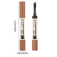 thumbnail image 3 of Fiudx Crema para Cejas, Diseño de Doble Cabezal Dos En Uno, Maquillaje Resistente Al Agua y Duradero, Cejas Finas Simuladas, Rutina de Belleza Diaria, para Amantes Del Maquillaje, Tamaño Compacto de, 3 of 3