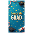 thumbnail image 1 of Graduation Congrats Grad Banner Backdrop Party Decoration Photo Booth Props Celebration Background Event Supplies Stars Ribbons School Ceremony Decor, 1 of 4