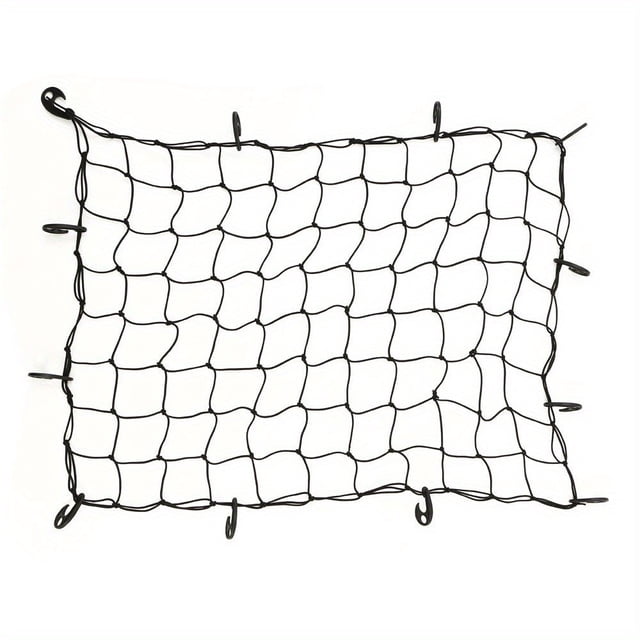HLONK Heavy-Duty Cargo Net for Trucks SUVs Trailers & Boats Secure Transport Solution with Easy Installation and Durable Latex