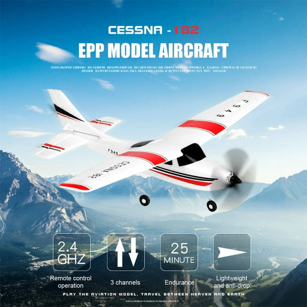 WLtoys F949S Avión RC de ala fija 3D 3CH 2.4G Avión planeador de control remoto Likrtyny juguetes de los niños