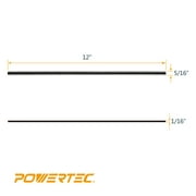 POWERTEC 12 Inch Planer Blades for Makita 2012, 2012NB Planer, Replacement for 793346-8 Planer Knives, Set of 4 (12832DD)