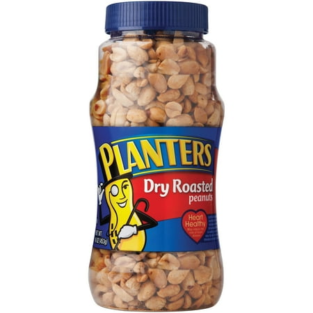 Planters Dry Roasted Peanuts, 16 Oz