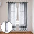 thumbnail image 4 of Abbracc Basic Rod Pocket Curtain Eyelet Top Deck Canopy Window Curtain Drape 132x274cm, 4 of 8