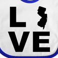 thumbnail image 4 of Inktastic Love New Jersey Boys or Girls Baby Bib, 4 of 4