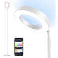thumbnail image 1 of SUNTHIN Smart Wifi LED Floor Lamp RGBW,Color Changing Modern Standing Lamp with Double Side Lighting,Works with Alexa&Google Home,42W White, 1 of 9