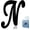 N, variant on Cursive Alphabet Letter Charms, Decorative Insert Accessories Compatible with Hole‑Style Beach Tote Bags, Black DIY Initial Decor for Handbag Beach Purse
