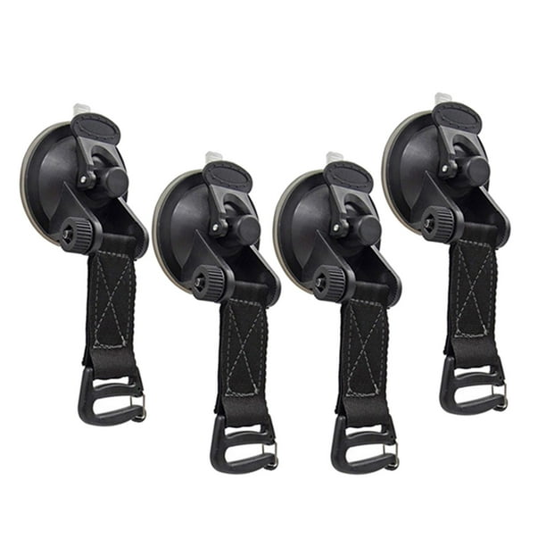 4x Outdoor Suction Cup Anchor Reusable Suction Cup tie Car Camping