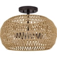thumbnail image 5 of Quoizel Semi-Flush Mount 3-Light in Palladian Bronze, 5 of 9