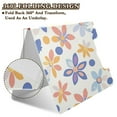 thumbnail image 2 of FORMRS A4 Clipboard Folder with Pen Holder Horizontal Foldable School Office Binder, Blue Retro Flower, 2 of 9