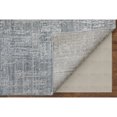 thumbnail image 4 of Feizy Eastfield Modern Abstract, Blue/Silver, 2' x 3' Accent Rug Sheen Handmade Casual Distressed Floor Rug for Living room Bedroom, 4 of 8