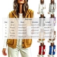thumbnail image 3 of Women's Hooded Sweater Vest Button Down Sleeveless Cardigan Jacket Oversized Loose Casual Coat with Pockets for Daily Travel, Purple, S, 3 of 7