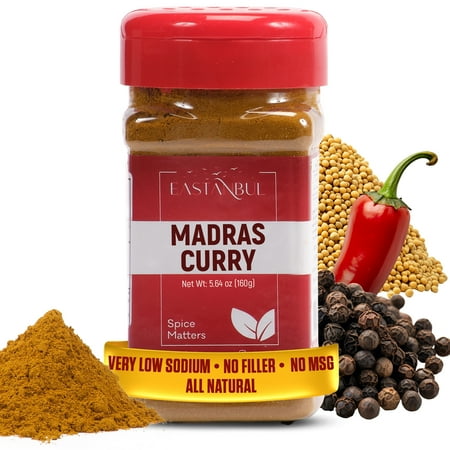 Eastanbul Madras Curry Powder Traditional Indian Spice Blend Vegan 5.64oz Eastanbul Madras Curry Powder Traditional Indian Spice Blend Vegan 5.64oz