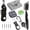 Black, variant on 11 count Golf Accessories Kit, Include Golf Ball Bag with Hook Tees Towel Cleaner Brush Ball Marker Divot Tool Score Counter