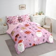 thumbnail image 3 of Castle Fairy Children Santa Claus 7-Piece Twin Bedding Sets,Gingerbread Man Bedding Comforter Set,Merry Christmas Breathable Sheet Sets,Ultra Soft Home Decor, 3 of 8