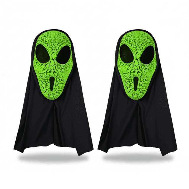 2 Máscaras Disfraz Ghost Face Halloween Fiesta Terror Scream