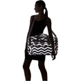 thumbnail image 7 of CalBags Chevron 19-inch Duffel Bag, Black White, 7 of 7