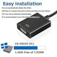 thumbnail image 3 of Usb To Hdmi Adapter, Usb 3.0/2.0 To Hdmi Audio Video Adapter, Hd 1080p Video Graphics Cable Converter For Pc, Laptop Hdtv Tv Compatible With Windows X, 3 of 5