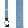 thumbnail image 2 of SuspenderStore Solid Color Suspenders - 1.5-Inch Wide Elastic - Button, Many Colors & 4 Sizes Includes Big&Tall, 2 of 4